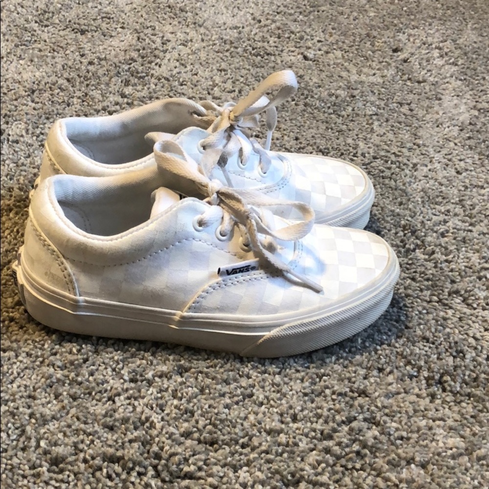 White checker vans